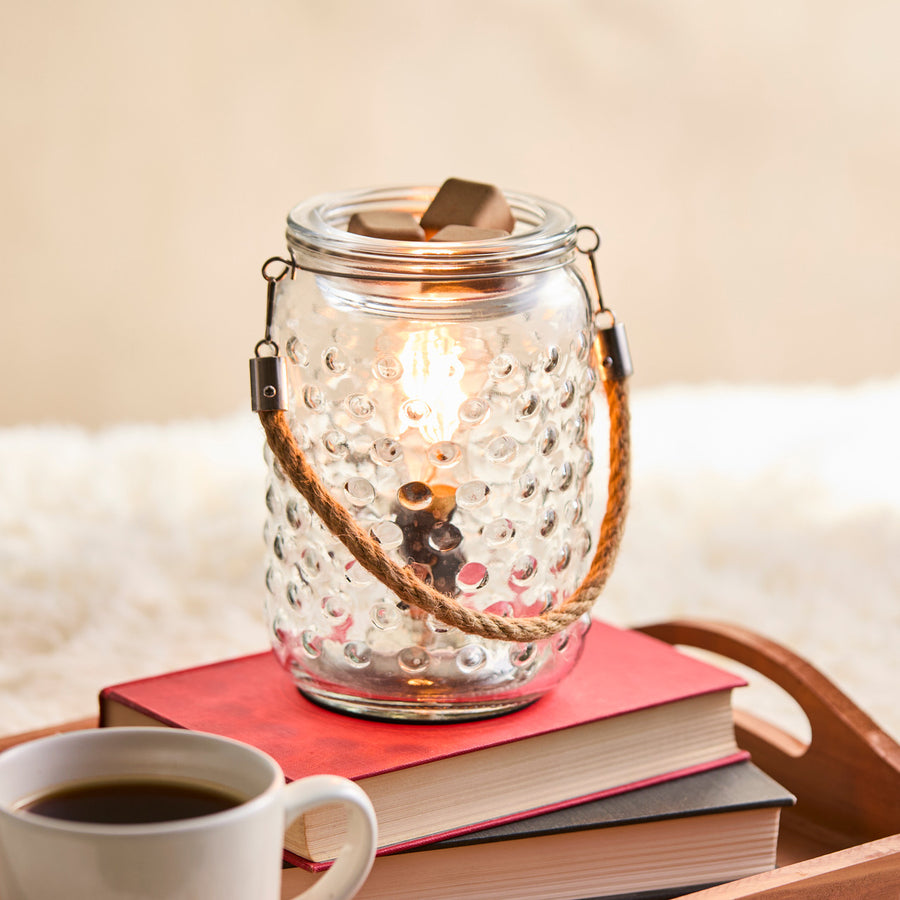 Vintage Bulb Illumination fragrance warmer - Hobnail and rope