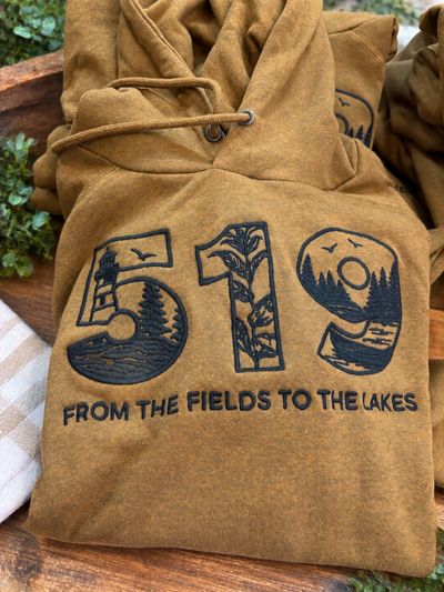 519 Hoodie Brown Heather - Large