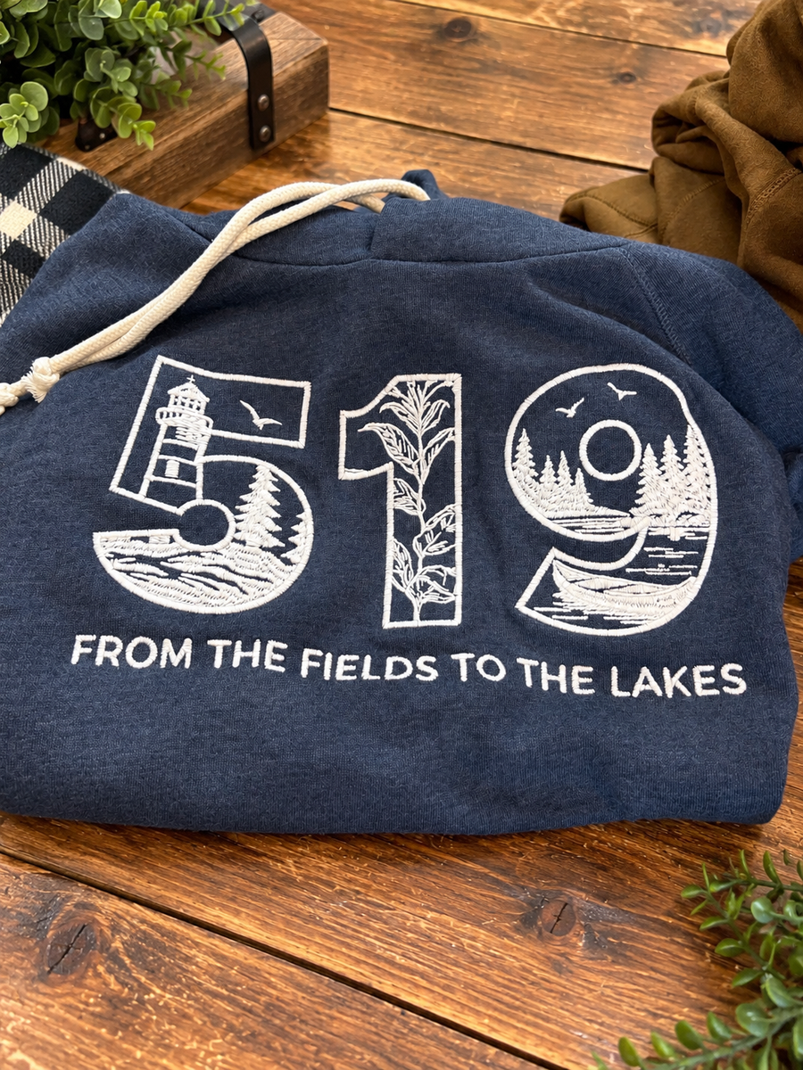 519 Hoodie Blue Heather - 2XL