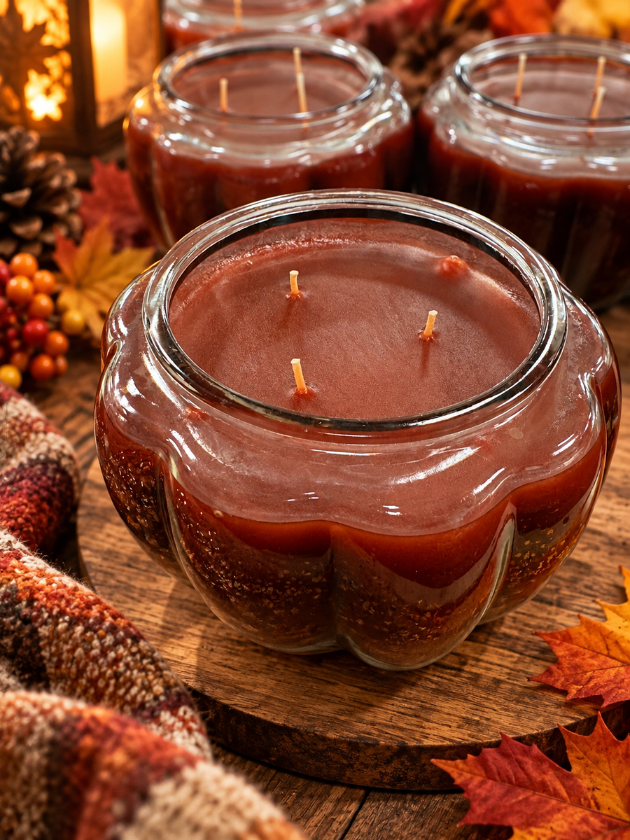 Grandma's Kitchen – 60 oz 3-Wick Pumpkin Jar Candle