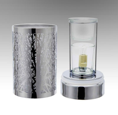 Touch Wax Lamp Silver Forest