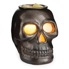 Skull illumination fragrance warmer