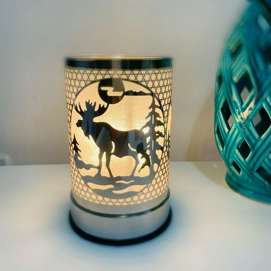 Silver moose wax warmer