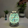 Mosaic glass wax warmer