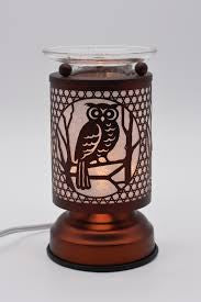 Copper owls wax warmer