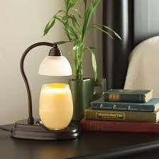 Aurora candle warmer lamp - bronze