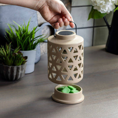 Canopy illumination fragrance warmer-Geo lantern