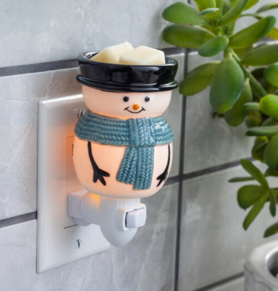 Pluggable classic fragrance warmer -snowy