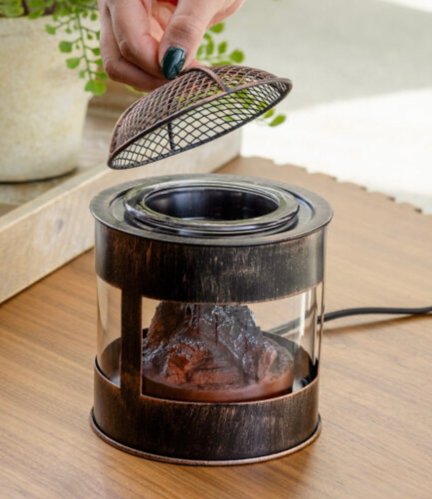 Fragrance warmer -fire pit