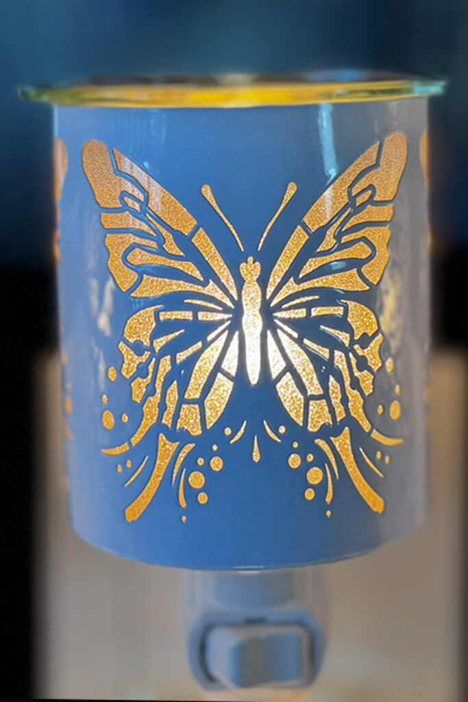 White Butterfly Wax Warmer