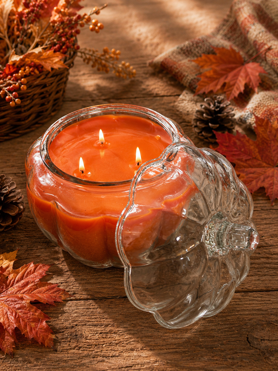 Buttery Pumpkin Pie – 64 oz 3-Wick Pumpkin Jar Candle