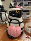 Cat Soy Wax Halloween Candle - Pumpkin Caramle Apple